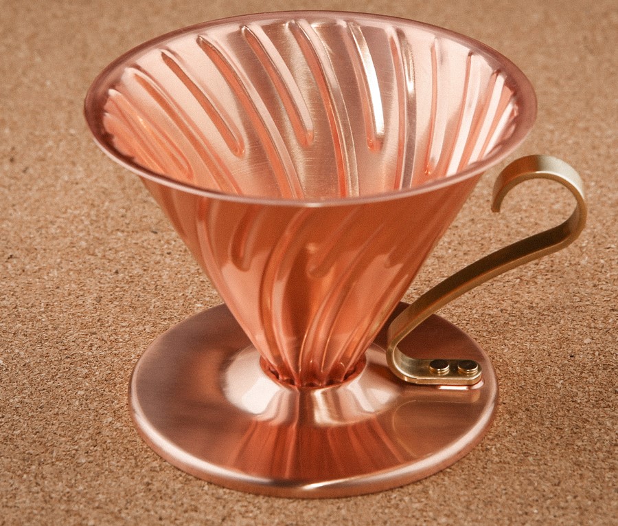 Phễu lọc cà phê Hario V60 Coffee Dripper Copper VDP02CP Sieuthicafe.vn