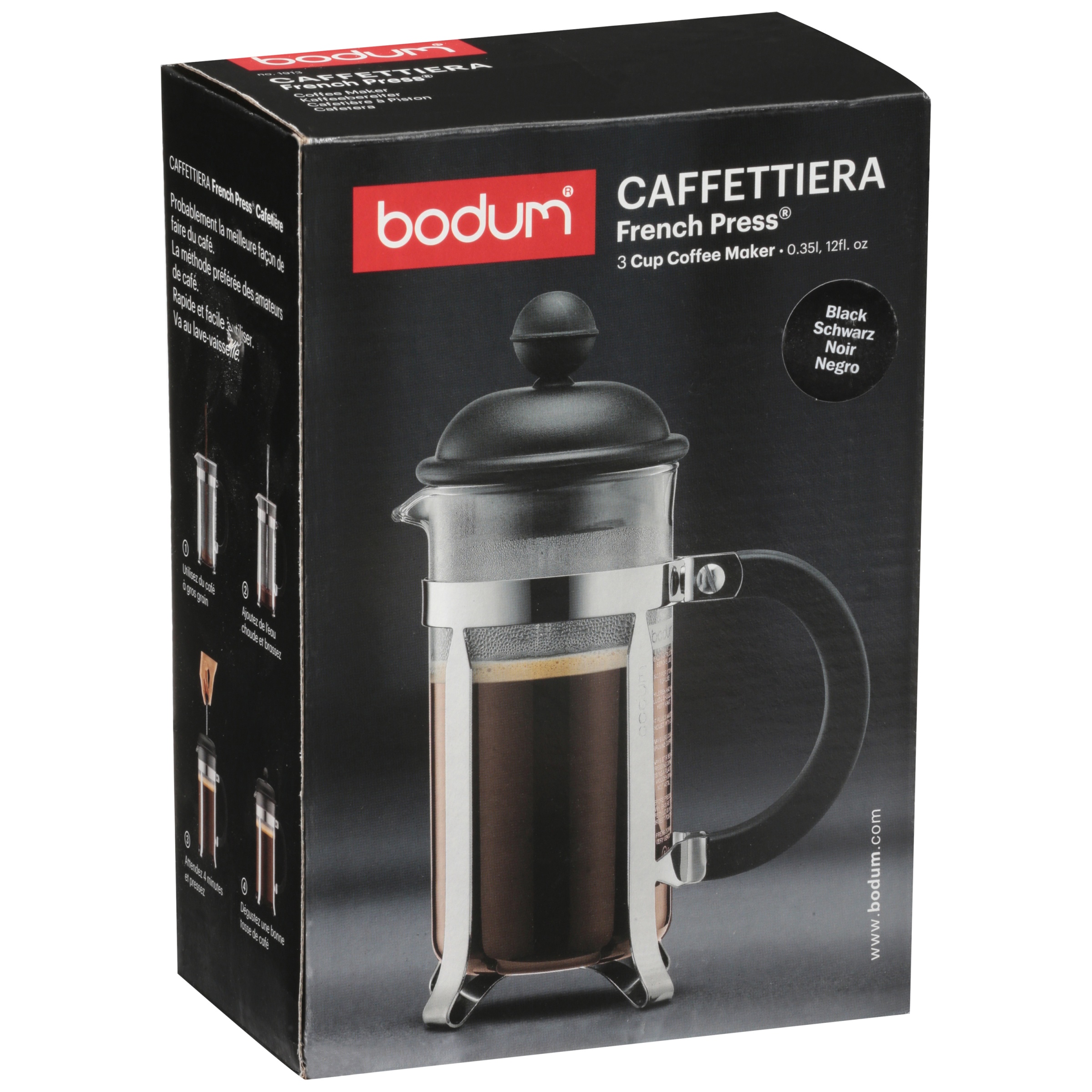 Bodum Chambord Coffee Maker Copper - 3 Cup - 0.35 L 12 oz