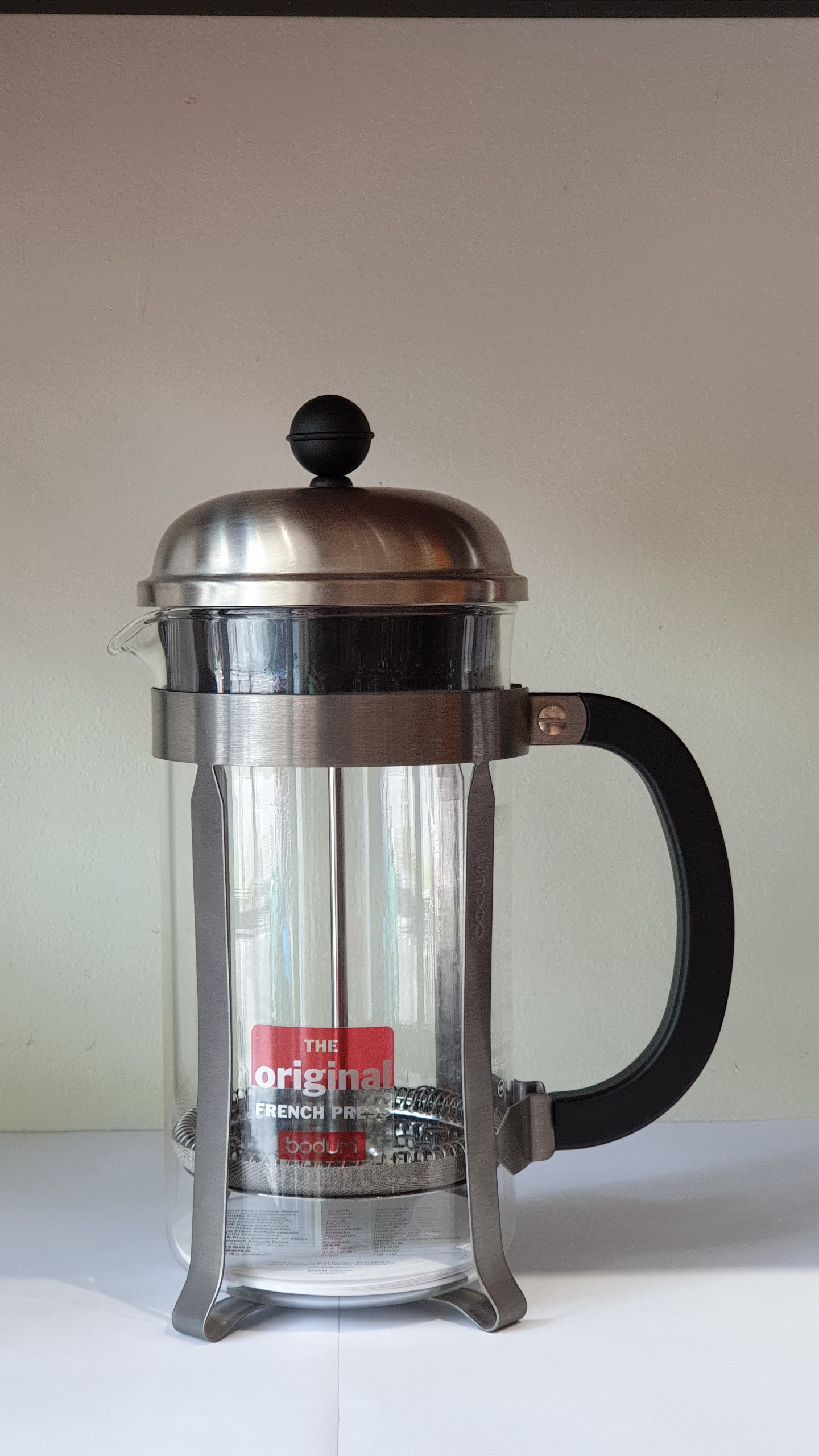 Bình pha cà phê kiểu Pháp BODUM CHARMBORD French Press Chrome 1000