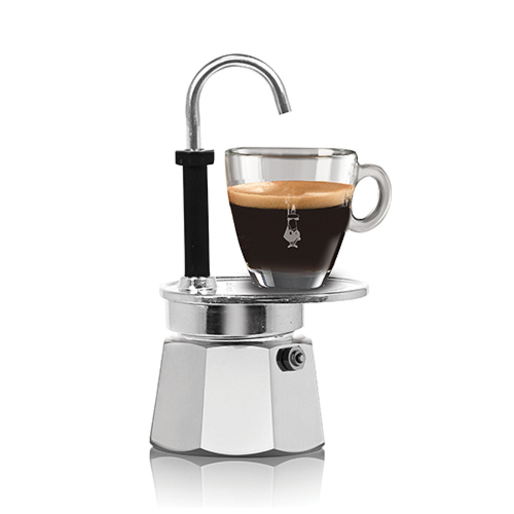 Bình pha cà phê kiểu ý Moka Pot Bialetti Mini EXPRESS 1 CUP Silver |  