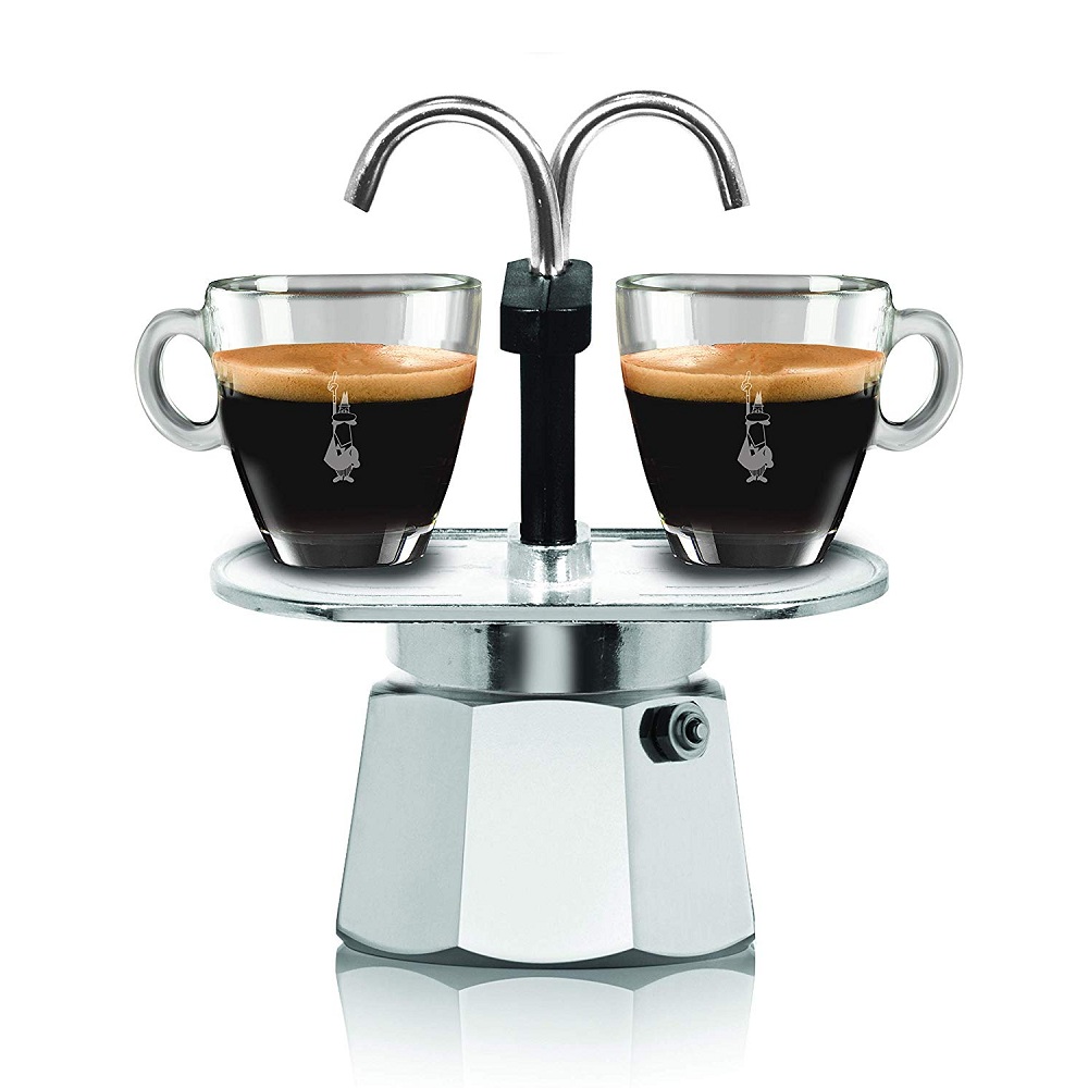 Bình pha cà phê kiểu ý Moka Pot Bialetti Mini EXPRESS 2 CUP Silver |  